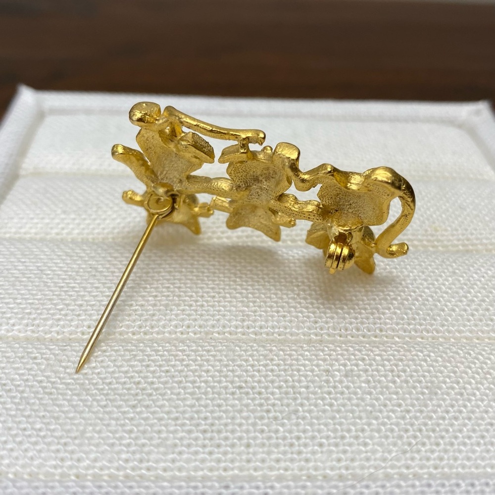 Vintage Kitty Cat Family Brooch Pin - Picture 5 of 6
